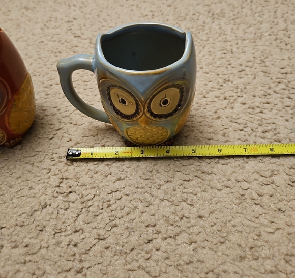 Owl Coffee Mugs | Two Ceramic Mugs - Picture 4 of 6
